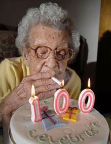 100 yr lady